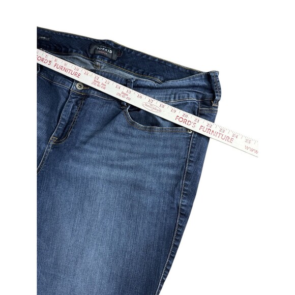 Torrid Premium Dark Wash Jegging Skinny Ankle Cropped Jeans 26R Plus Size Denim - Picture 7 of 11